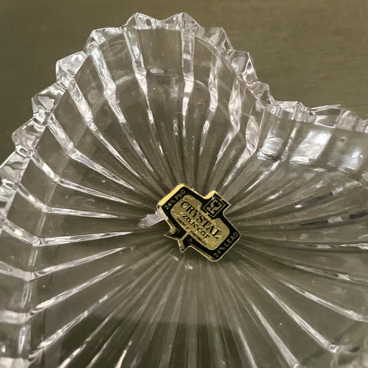 Crystal Heart Dish