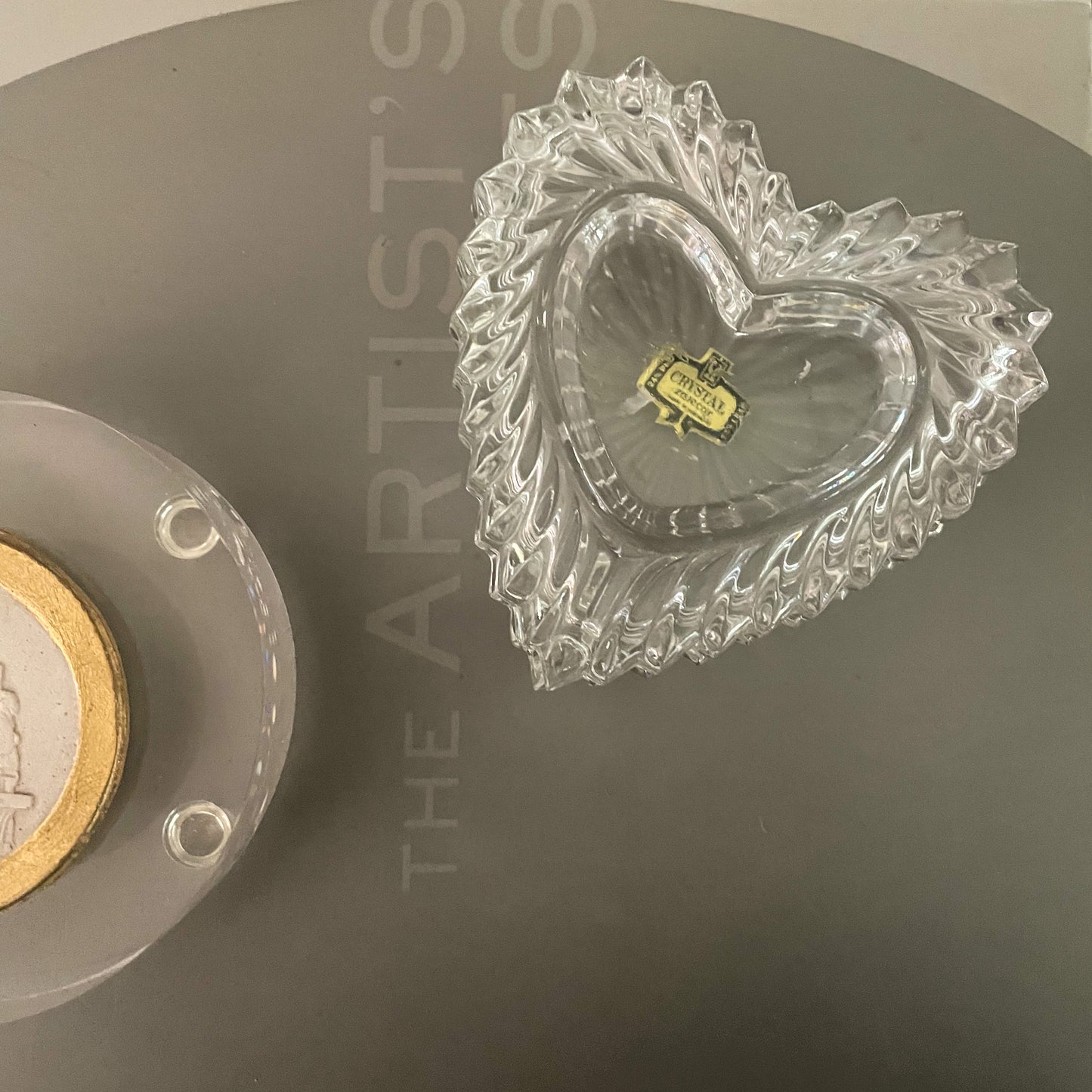 Crystal Heart Dish