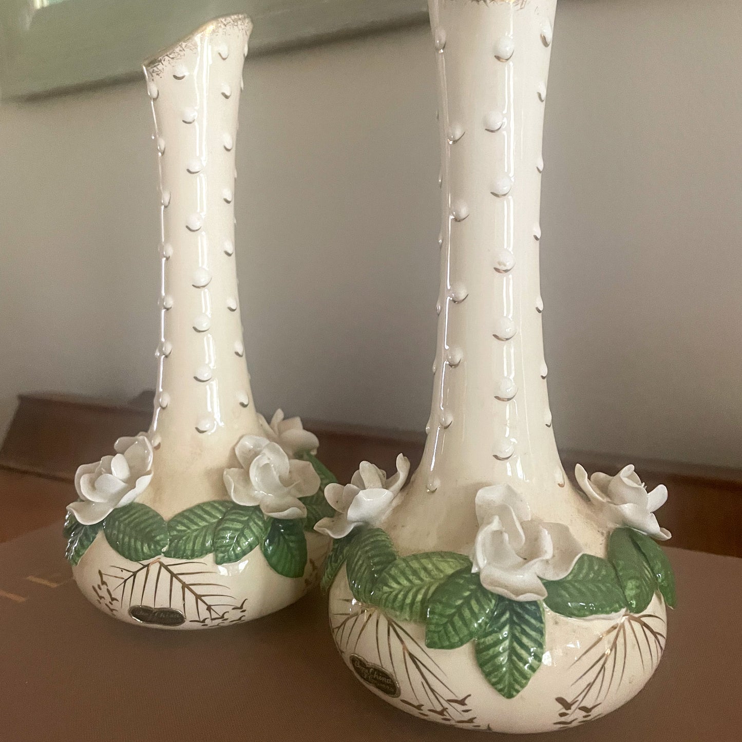 Bone China Flowers Vases (set of 2)