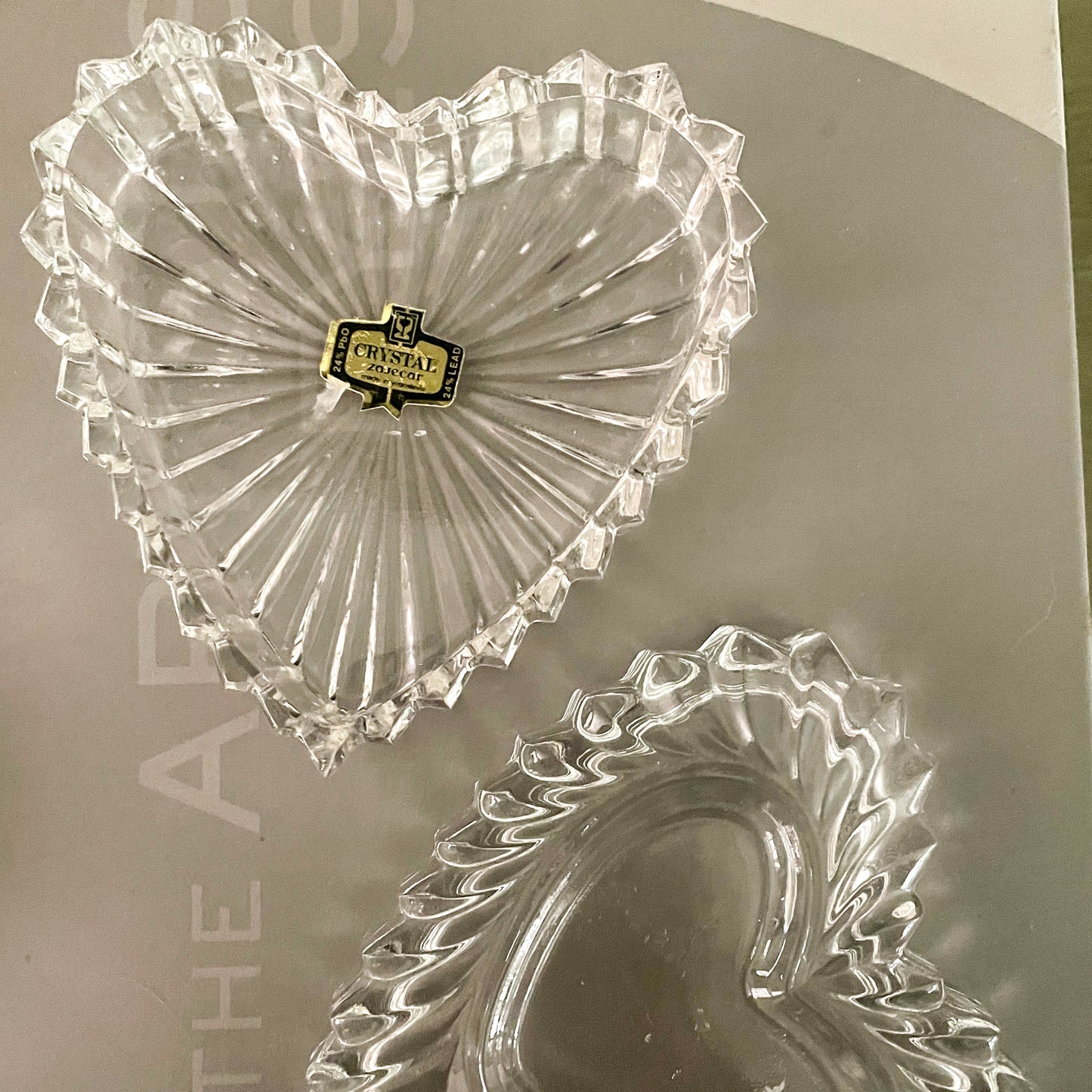 Crystal Heart Dish