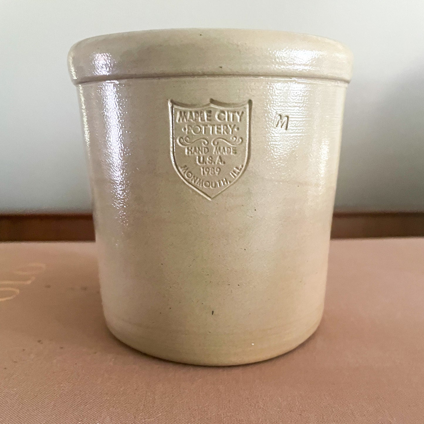 Maple City Pottery Stoneware Crock