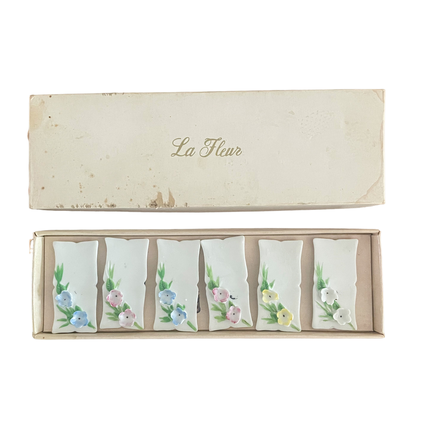 La Fleur Place Card Settings or Chopstick Holders (set of 6)