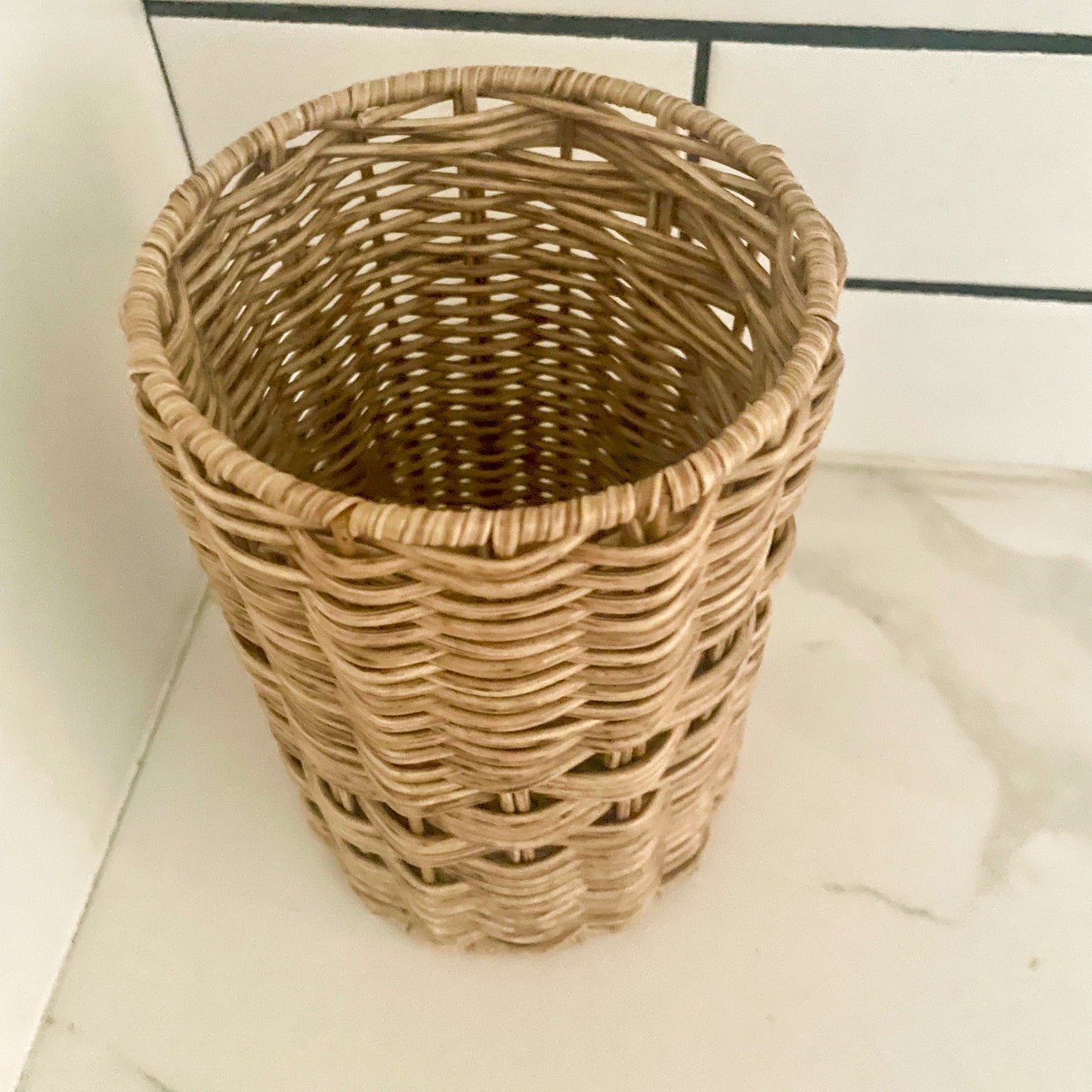 Wicker Crock or Cachepot