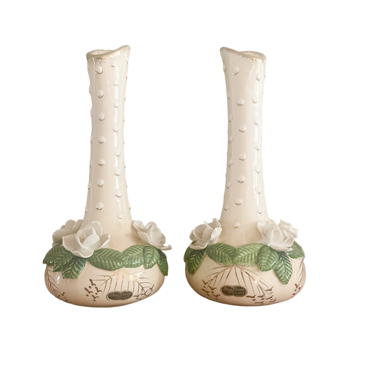 Bone China Flowers Vases (set of 2)