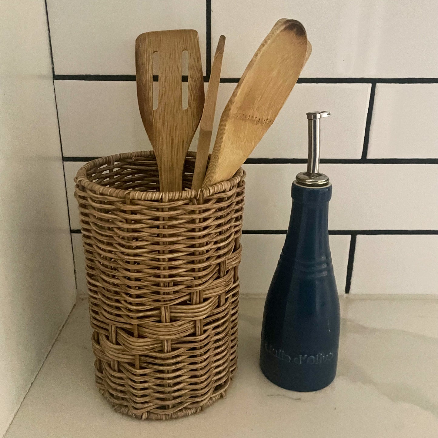 Wicker Crock or Cachepot