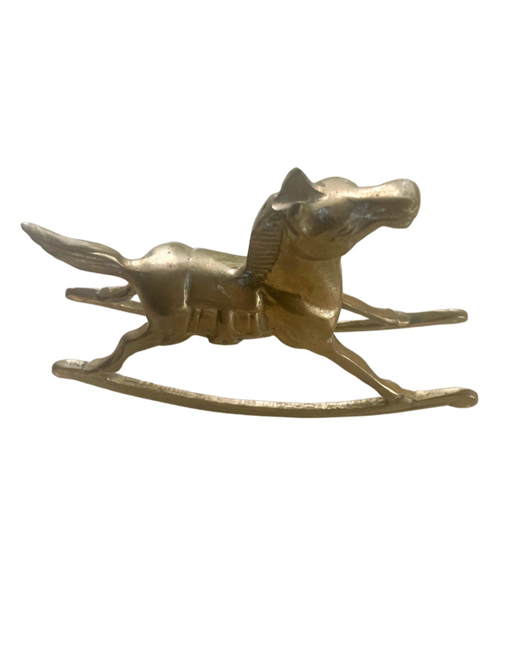 Brass Rocking Horse